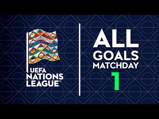 UEFA Nations League 2022/23. All goals matchday 1