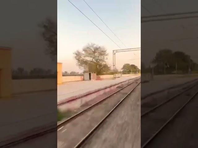 High Speed Station Skip ️️#shorts #indianrailways #youtubeshorts #viral #trending