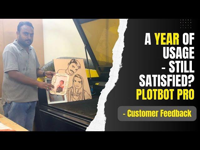 One Year Customer Review | CO2 laser cutting machine | Plotbot Pro | Dhanapal from Avinasi