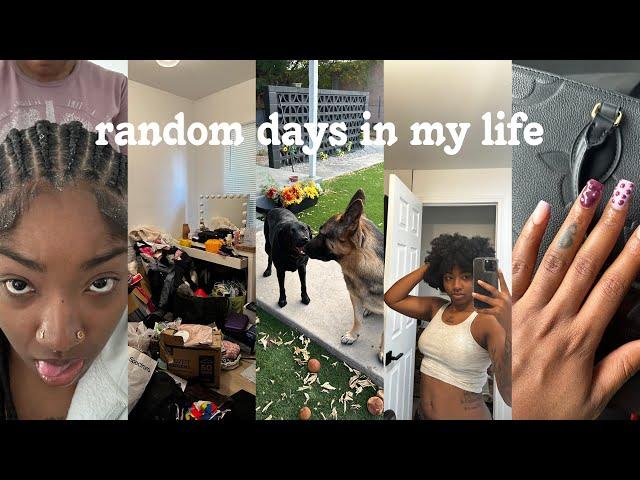 RANDOM DAYS IN MY LIFE | hair, decluttering beauty room, nails, ulta beauty salon, etc…