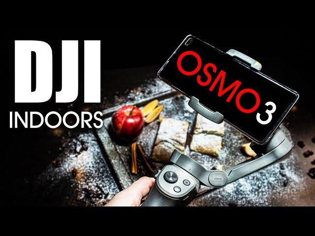 DJI Osmo Mobile 3 & Android INDOORS filming  TRANSITIONS, FILMIC PRO, gimbal moves, food B roll