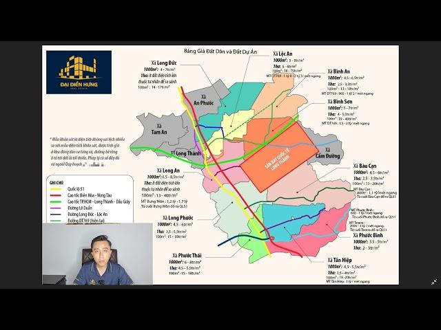 Giá đất Long Thành 2022 | Mr Vinh - Review BĐS Long Thành