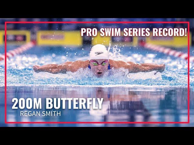 Regan Smith Kicks Off Night 3 With a Pro Swim Series Record | 2024 TYR Pro Swim Series Westmont