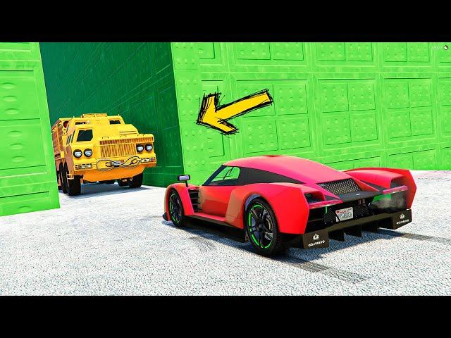 60 МИНУТ УГАРА В УЗКОМ ТОННЕЛЕ! БЕЗУМНАЯ СТЕНКА НА СТЕНКУ В GTA 5 ONLINE