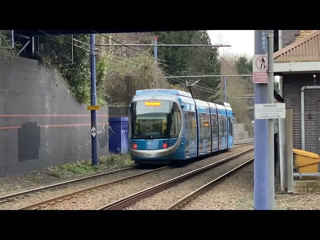 Train and trams The hawthorns station West Midlands railway / metro Birmingham England class 172