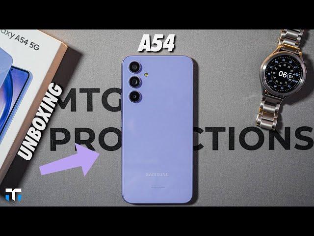 Samsung Galaxy A54 Awesome Violet Unboxing + First Impressions!