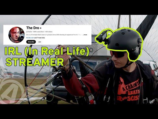 Live-streaming IRL Paramotor Pilot POV - DRO