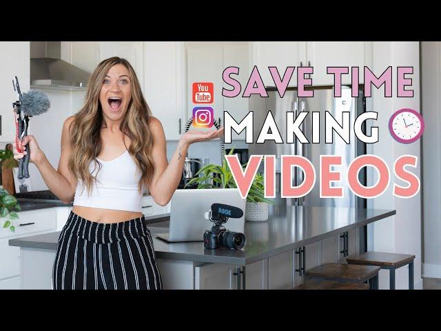  SAVE TIME AND MAXIMIZE ROI on Instagram & YouTube | Tips for a Faster Video Workflow