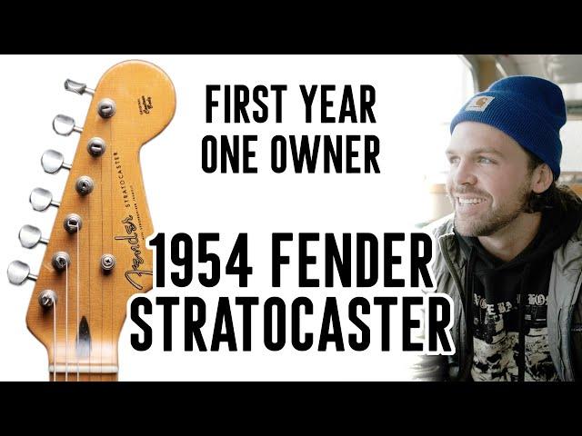 We found a ONE OWNER, FIRST YEAR 1954 Fender Stratocaster!