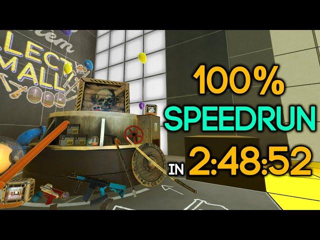 Boneworks 100% VR Speedrun in 2:48:52