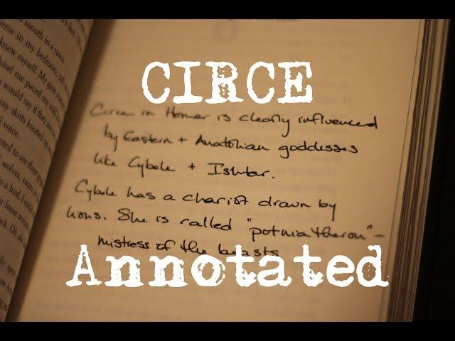 Annotated First Edition of Circe by Madeline Miller