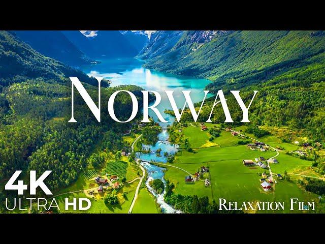 Norway 4K • Scenic Relaxation Film with Peaceful Relaxing Music and Nature Video Ultra HD