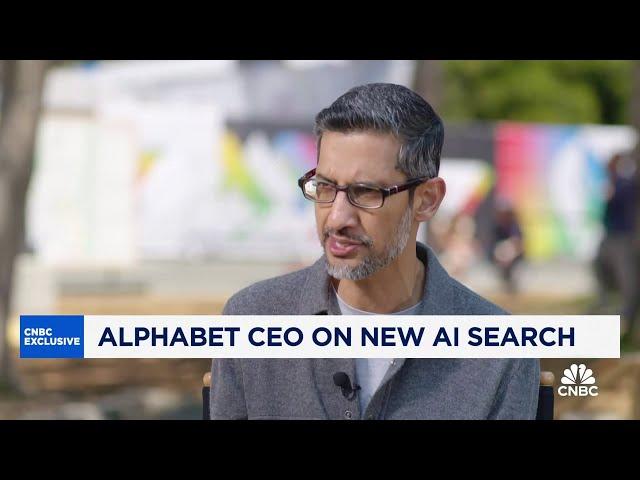 Alphabet CEO: Search uses Gemini's intelligence, and grounds it with what it knows about the world