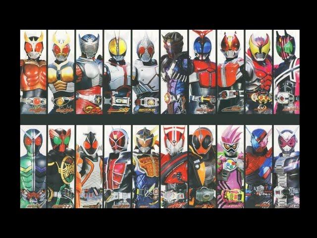 All Kamen Rider Henshin (Kuuga-Revice)