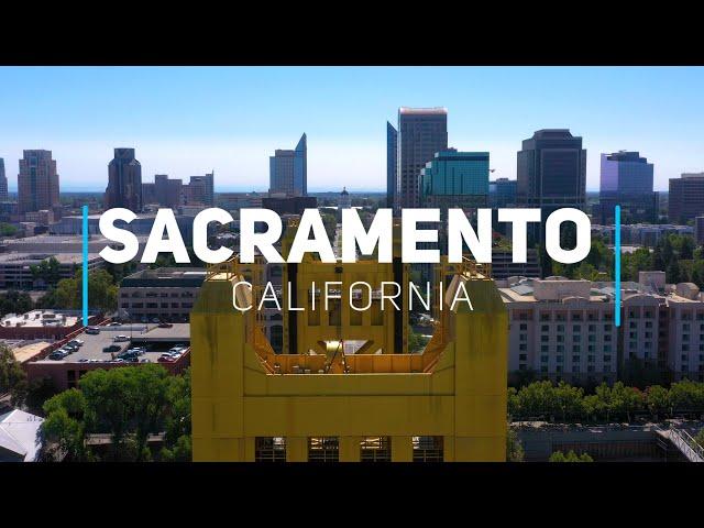 Sacramento - the capital city of California | 4K drone video