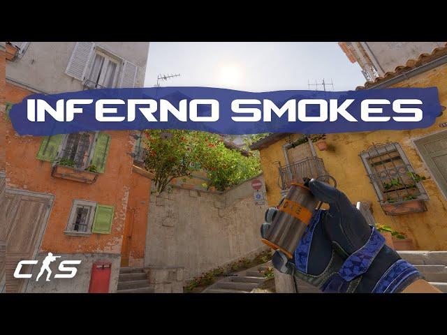 CS2 Inferno - EVERY T-Side Inferno Smoke in UNDER 5 MINUTES!