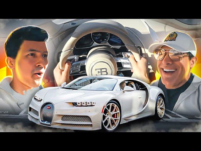 Еду с Manny Khoshbin ЗА РУЛЕМ его $7М BUGATTI CHIRON HERMES! Тест-драйв 1500 hp БУГАТТИ МИЛЛИАРДЕРА.