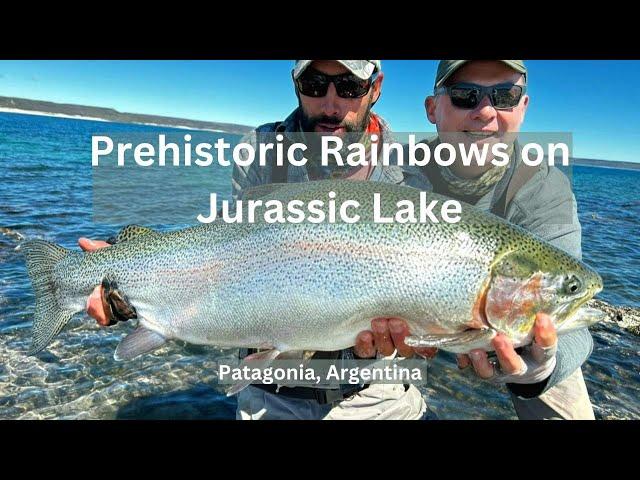 Prehistoric Rainbows on Jurassic Lake with Lucho Alba #flyfishingadventures  #patagoniaflyfishing