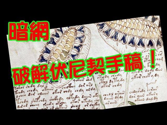 暗網破解伏尼契手稿  體驗《暗網》cc字幕   Cracking Voynich Manuscript ~deep web