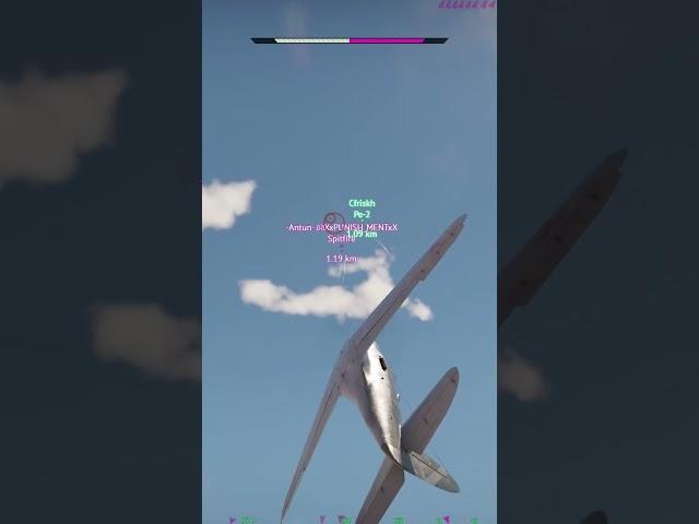 You've got a hole in your right wing #shorts  #warthunder