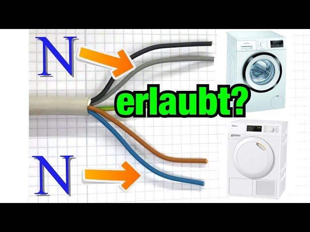 Zwei Neutralleiter in einer 5-adrigen Leitung erlaubt ?!? Proofwood