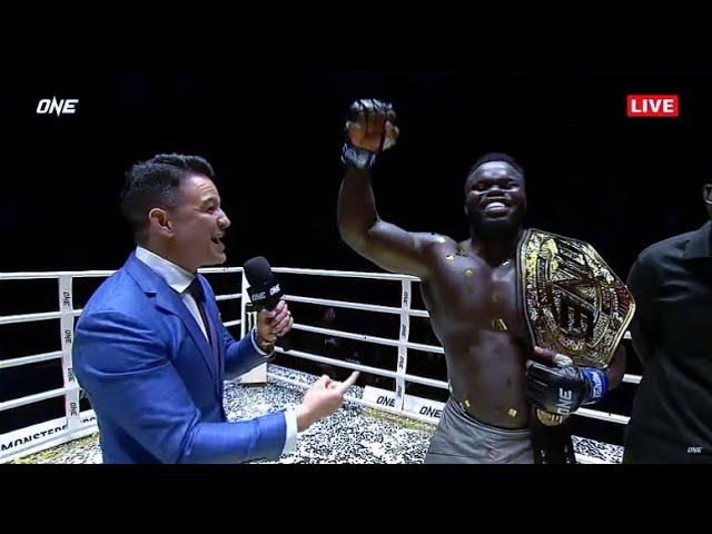 MMA: Reug Reug bat Anatoly Malykhin et sacré Champion du monde des poids lourds ONE Championship !