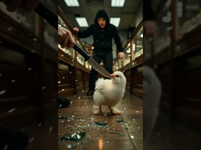 “He Pulled a Knife… But a Chick Stopped Him ”