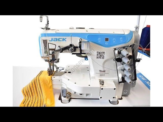 JACK K5-UT-01 Coverstitch Cylinder Arm (Top & Bottom) Industrial Sewing Machine.