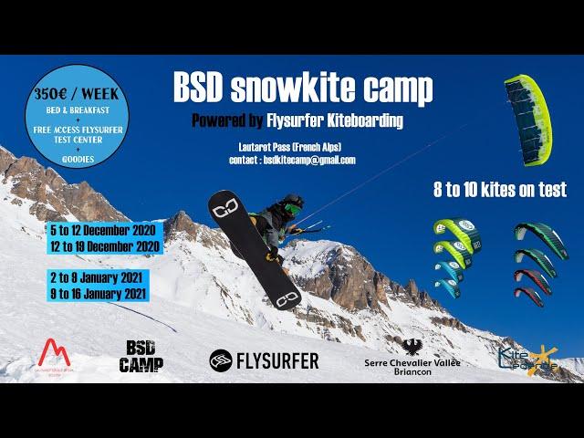 BSD snowkite camp winter 2020-2021 video trailer #1