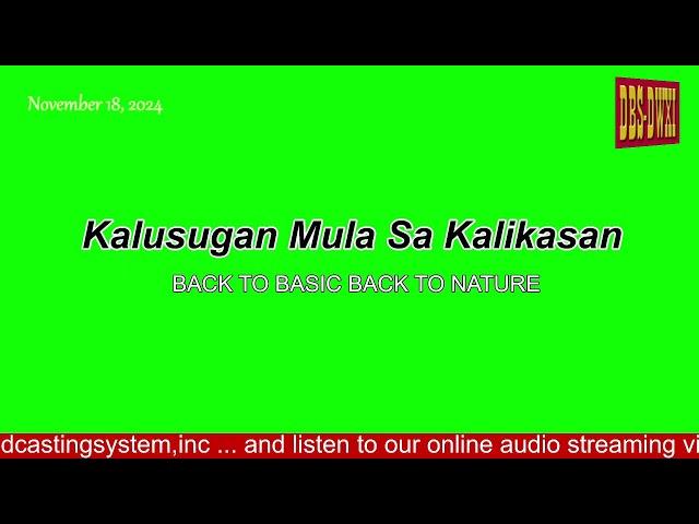 DWXI 1314 AM Live Streaming (Monday - November 18, 2024) #kalusuganmulasakalikasan