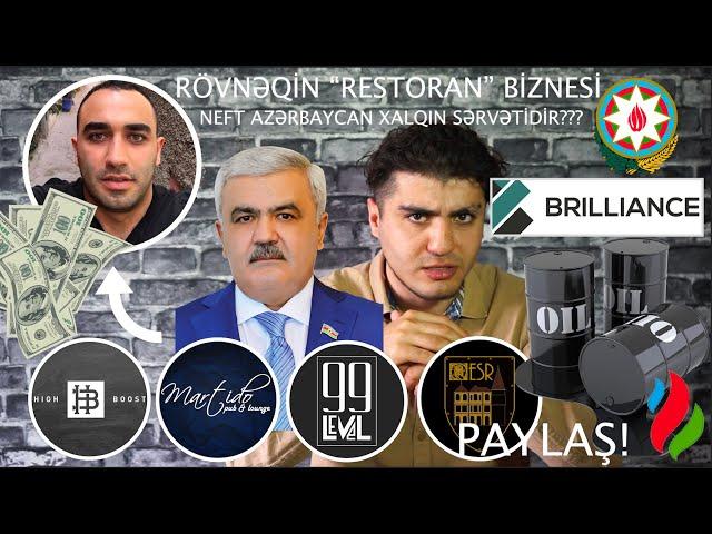 PAYLAŞ!  Rövnəq Abdullayevin Bakıda olan  milyonluq restoranları. İlk dəfə efirdə! YENİ ARAŞDIRMA!