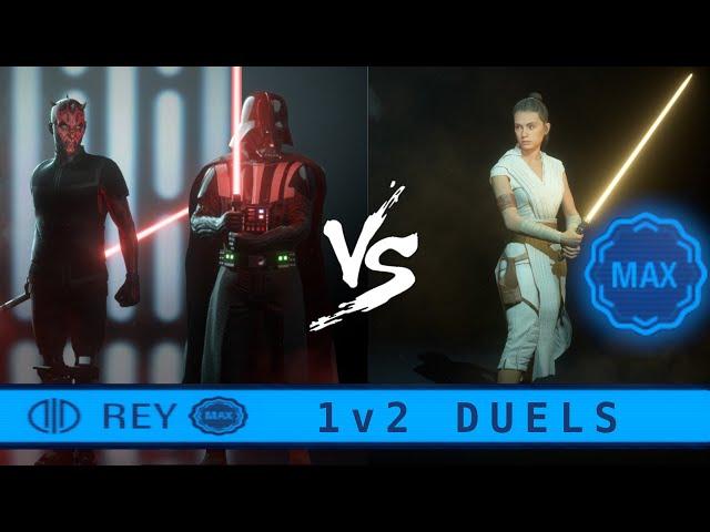 1v2 Duels Compilation With Max level Rey | Star Wars Battlefront II