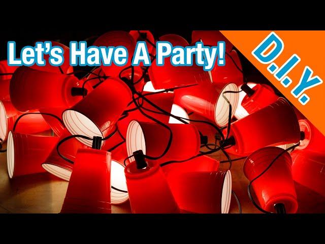 Red Solo Cup Lights - Redneck Party Decorations