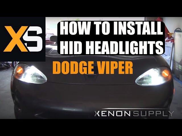 Dodge Viper HID - How to Install 1992-2010