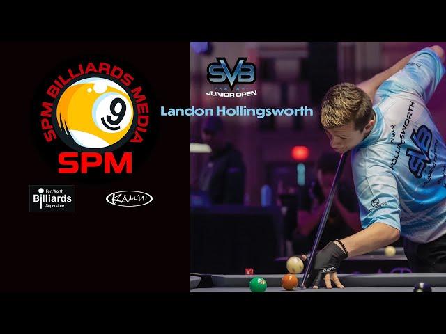 Landon Hollingsworth talks with SPM Billiards TV & Brian Pauley