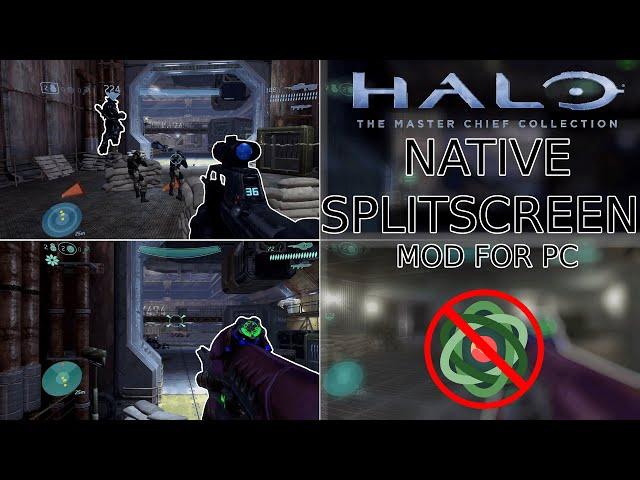 This Halo Mod adds NATIVE Splitscreen to Halo: The Master Chief Collection on PC! (No Nucleus Co-Op)