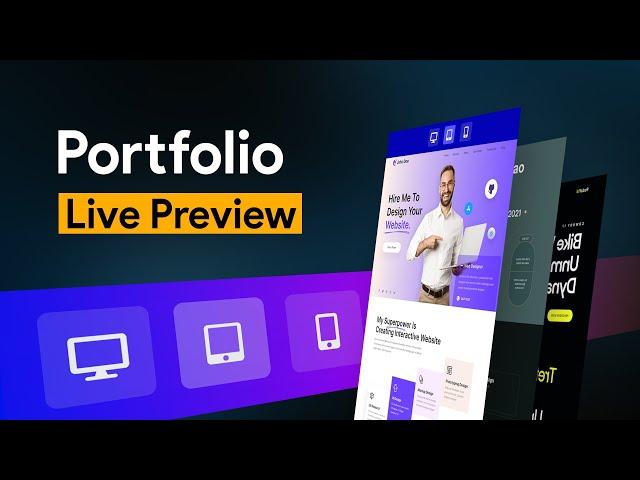 Make a Portfolio Gallery with Live Preview Box in Elementor | Portfolio for Web Designer/Developer