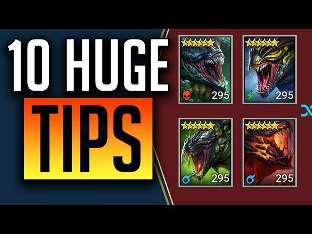 10 MASSIVE TIPS TO BEAT HYDRA! | Raid: Shadow Legends