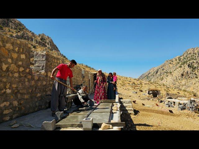 hard dream | Nader is constantly trying to build a house and how to make cement and iron