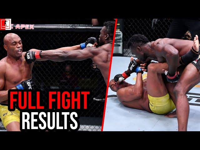 Uriah Hall Vs Anderson Silva UFC Vegas 12 Full Fight Results