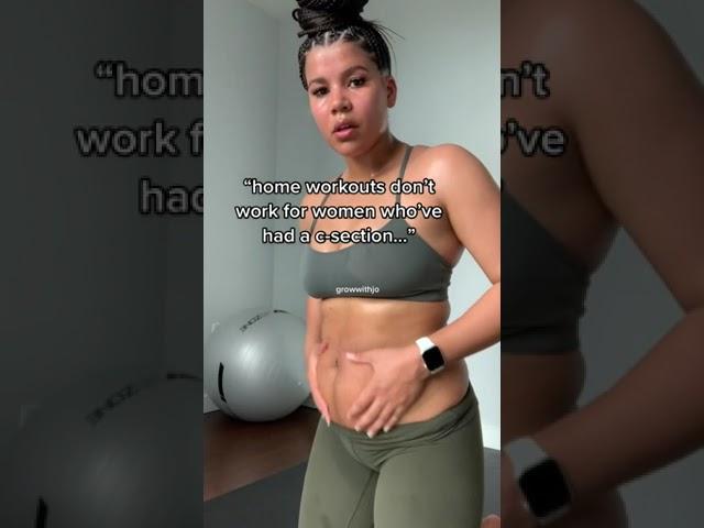 Lower Belly Transformation Post C-Section #workoutmotivation