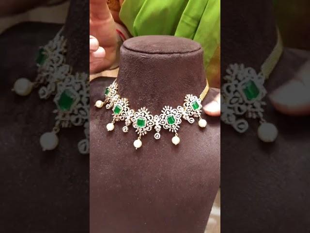 Contact Us 6303718441 / Beautiful Bridal Diamond Jewellery Designs/ Krishna Jewellers