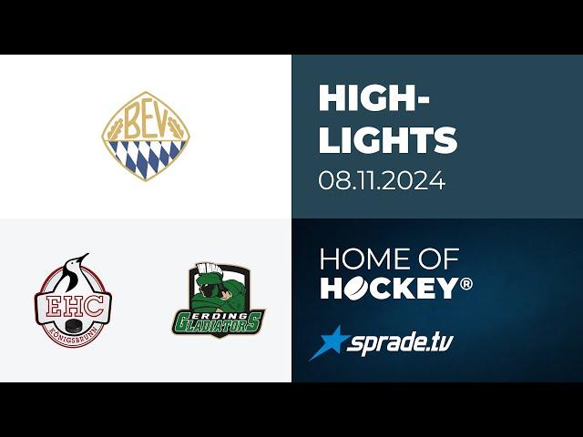 08.11.2024 - Highlights - EHC Königsbrunn vs. TSV Erding