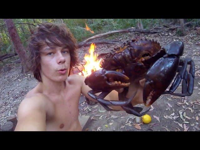 MUDCRAB Catch n Cook! Caught Using a CRAB POT