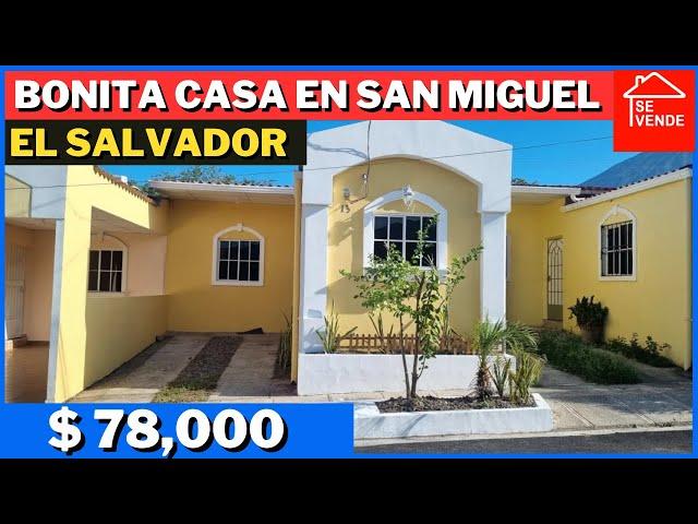 BONITA CASA EN VENTA EN SAN MIGUEL EL SALVADOR