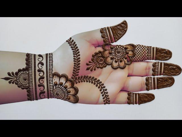 Very beautiful stylish arabic mehndi design| mehandi ka design| mehndi designs| front side mehandi