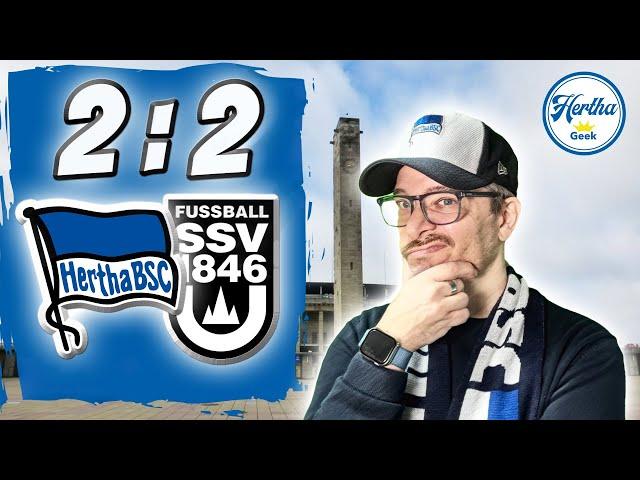 Hertha BSC - SSV Ulm 2:2 (NICHT 1:1‍️sorry!) Highlights & Analyse 