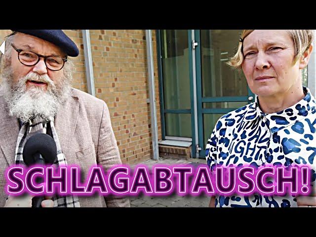  Hitzige Debatte VOR dem Gerichtsgebäude - Mit einer (zu) selbstbewussten Viviane Fischer?