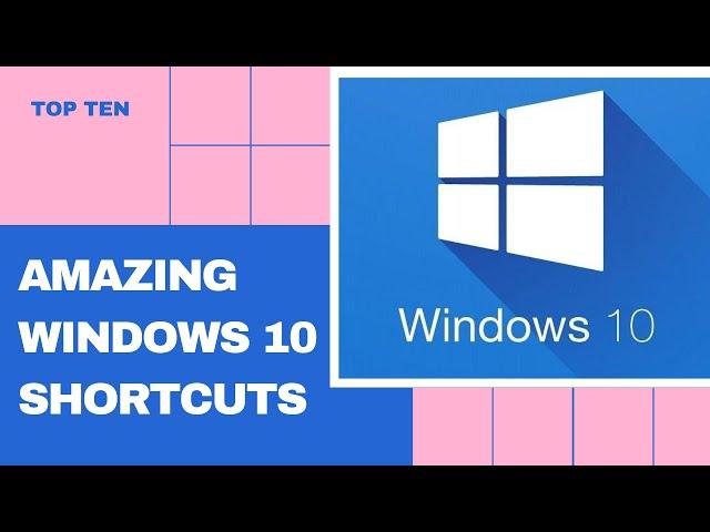 Amazing Keyboard Shortcuts for Windows 10 || Unique Tutorials Web ||