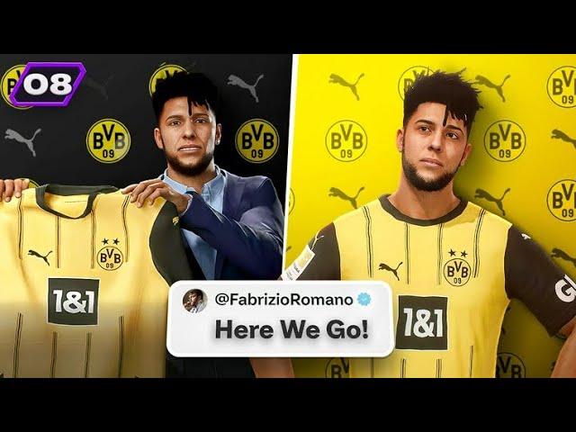 TRANSFER DO BVB - POTĘŻNY DEBIUT [#8] FC 25 KARIERA ZAWODNIKA